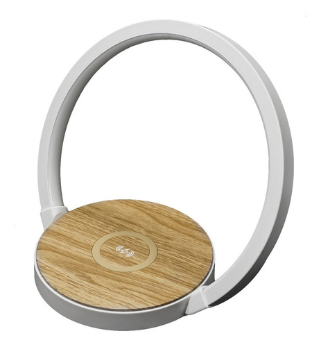 Velador Moderno Con Cargador Inalámbrico Touch Dimmer Nfc