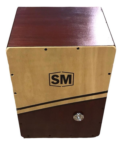 Cajon Sm Dualso Luthier Flamenco Y Sonajas Doble Tapa