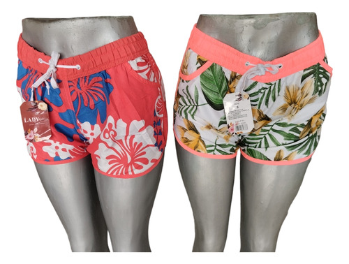 Shorts Playero Para Dama 3 Unidades