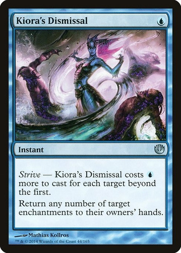 Cartas Magic Kiora's Dismissal Journey Into Nyx Mtg