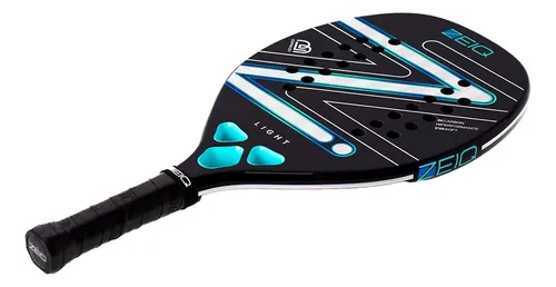 Raquete De Beach Tennis Light Leo Branco Zeiq 3k | Frete grátis