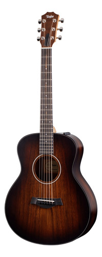 Guitarra Electroacústica Taylor GS Mini-e Koa Plus para zurdos marrón oscura koa mate