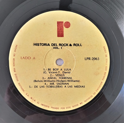 Historia Del Rock N Roll Lp Vol. 1 (Usado)