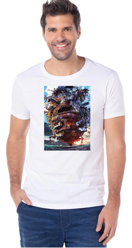 Playera Howl's Moving Castle Diseño 06 Anime Playeras Beloma