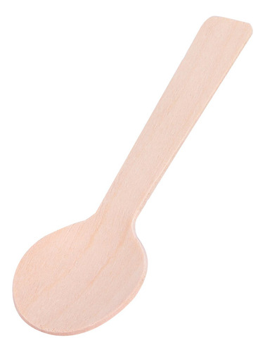 Cucharas Desechables De Madera Para Helado De Cocina, 100 Un