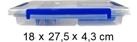 Imagem 4 de 6 de Estojo Porta Iscas Marine Sports Tackle Box Ms-315
