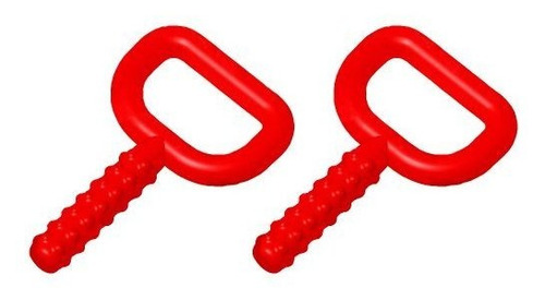 Chewy Tubos Súper Chew Knobby, Paquete De 2, Rojo