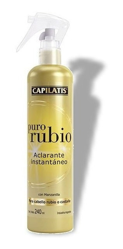 Aclarante Instantaneo Capilatis Cabello Rubio O Castaño