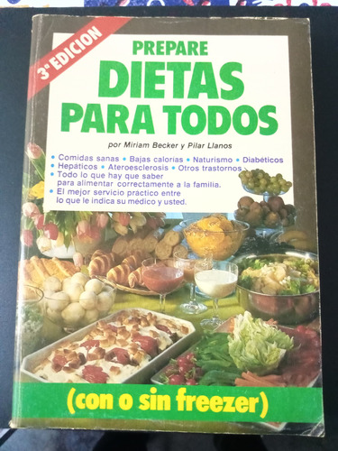 Prepare Dietas Para Todos (con O Sin Freezer) - Becker -llan