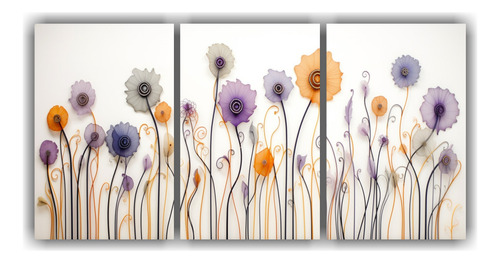 Tres Canvas Decoraciones Jardín Belleza Natural 30x45cm