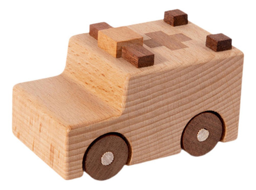 Adorno De Juguete De Coche De Madera, Figura Estilo B