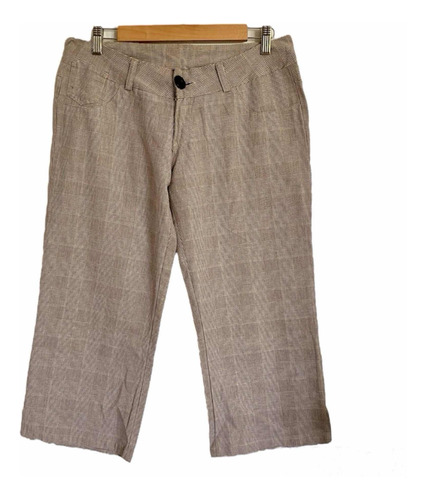 Pantalón A Cuadros Estilo Bermuda