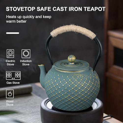 Tetera De Hierro Fundido De Estilo Japonés Ufine Para Cocin