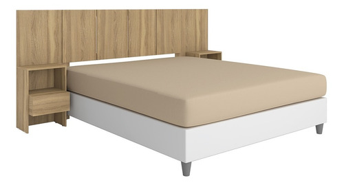 Respaldo Cabecera Mesas De Luz Sommier Colchon Dormitorio