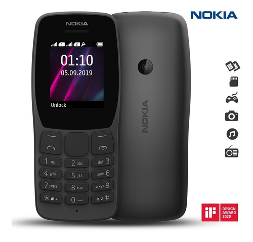 Imagen 1 de 2 de Celular Nokia 110 Gsm 2g Dual Sim