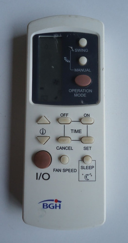 Control Remoto Aire Acondicionado Bgh Gz-1002b-e3 Original