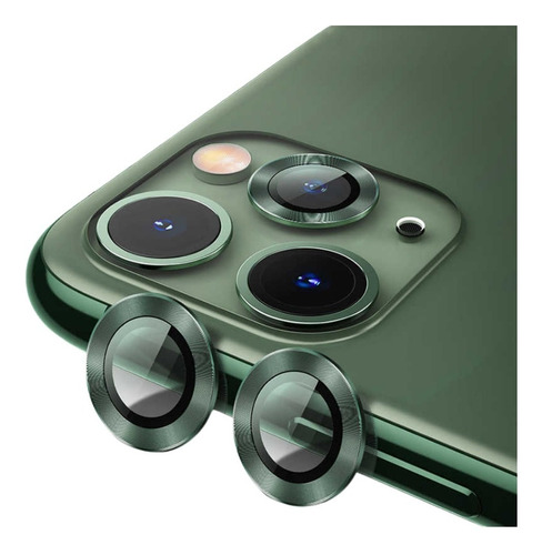 Protector Cámara Anillo Verde Compatible Con iPhone 12 Pro