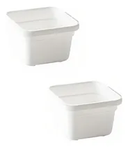 Comprar Set X2 Organizador De Cajon Plastico Cuadrado Alto Plasutil