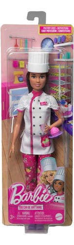 Barbie Profesiones Pastelera Barbie Castaña