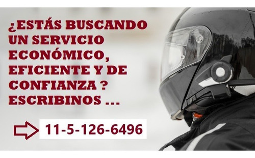 Imagen 2 de 4 de Mensajería En Moto Envíos Flex Caba Y Gba Motomensajeria