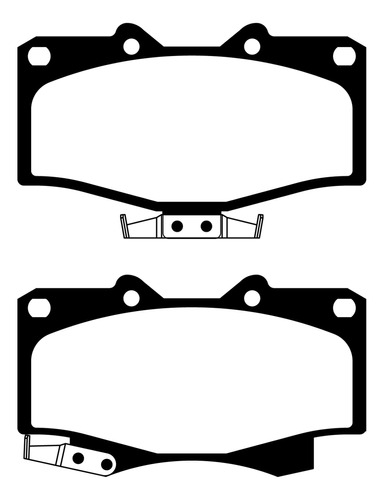 Pastillas De Freno Para Toyota 4 Runner 1 2.4 Td 90/94 Litto