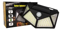 Comprar Aplique Reflector Led Panel Solar 100 Leds Sensor Movimiento Veoquiero