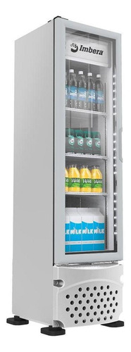 Expositor Vertical Imbera 1 Porta Vidro 229l Branco 127v 110v