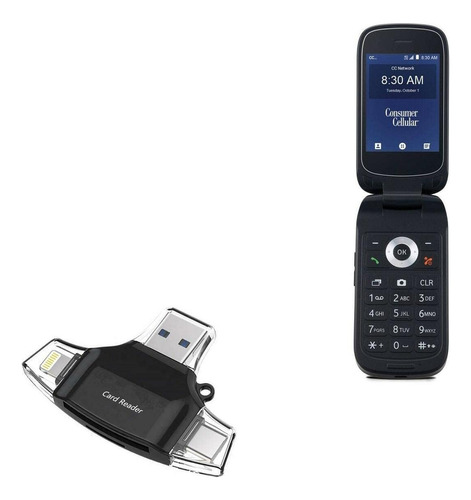 Lector Tarjeta Sd Allreader Microsd Compacto Usb Para Cell -