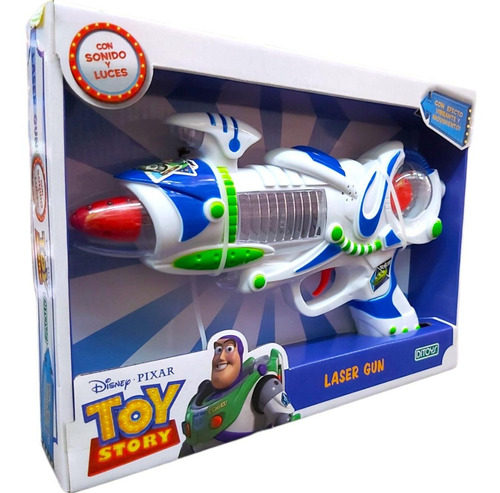 Toy Story Pistola Laser Buzz Vibracion Luz Cod 2276 Bigshop 