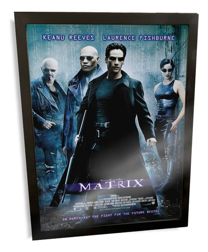 Cuadro Decorativo De Poster Películas Matrix