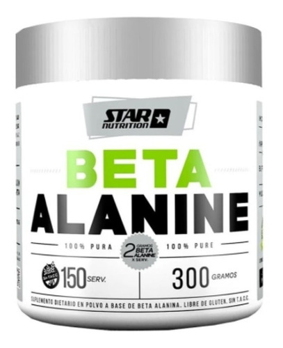 Beta Alanine 100% Pure X 300g - Star Nutrition Fctr