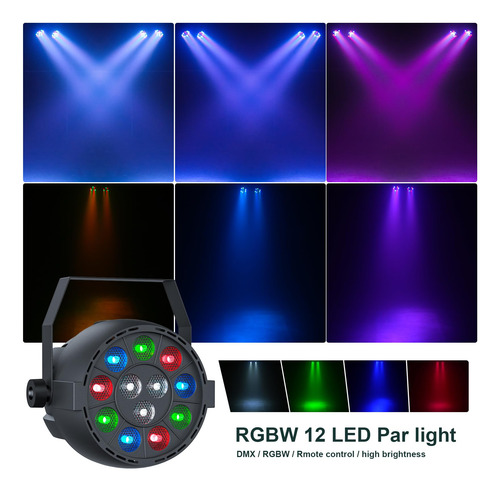 Luces Led Dj 5 En 1 Con Soporte De 1.8 Metros Y Control Remo