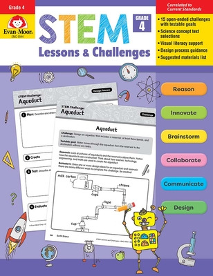Libro Stem Lessons And Challenges, Grade 4 Teacher Resour...
