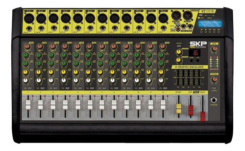 Skp Vz120ii Consola Potenciada 12 Canales Mono Xlr-usb/sd/bt