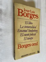 Comprar Borges Oral Jorge Luis Borges