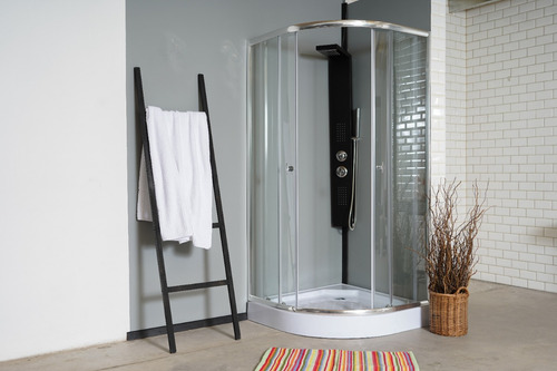 Cabina De Ducha Tras. Mampara Box 80*80 Sin Base
