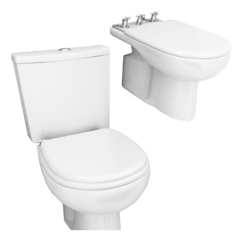 Imagen 2 de 6 de Combo Baño Vanitory 50cm Inodoro Bidet Griferia Y Espejo