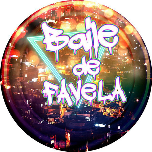 Painel Redondo 3d Sublimado Baile De Favela Frd-5525