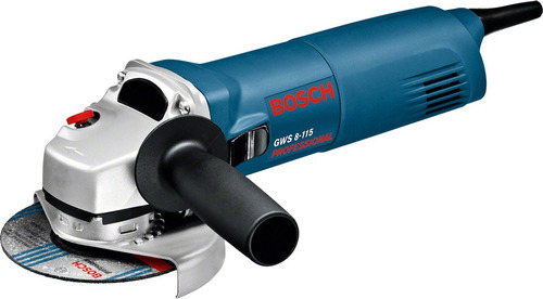 Amoladora Angular Bosch Gws 8-115 Mm Disco 4 1 2 850w Color Azul