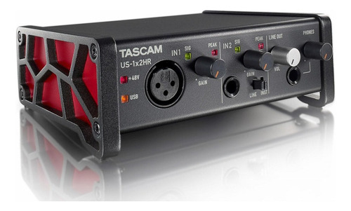 Interface De Áudio Tascam Us-1x2hr 2° Geração