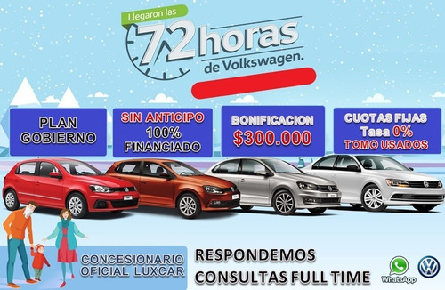 Volkswagen Polo 1.6 Msi Retira Ya + Cuota Fija A Tasa 0% X-