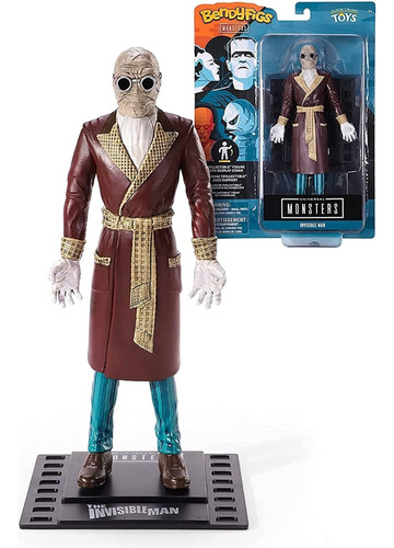 El Hombre Invisible Invisible Man Monsters Bendyfigs Replay