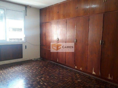 Imagem 3 de 18 de Apartamento Com 3 Dormitórios À Venda, 180 M² Por R$ 395.000,00 - Centro - Campinas/sp - Ap8111