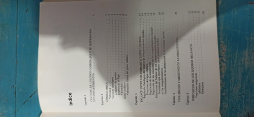 Líquidos Corporales Composición Y Fisiopatología (Usado)