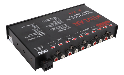 Ecualizador Gráfico De Audio Para Automóvil Universal De Pas