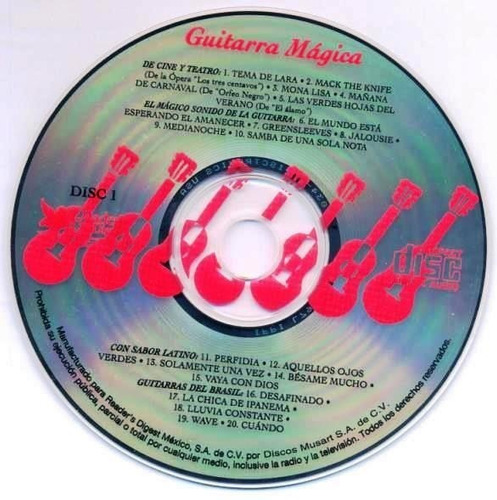 Cd Guitarra Mágica Selecciones Del Reader's Digest (Usado)