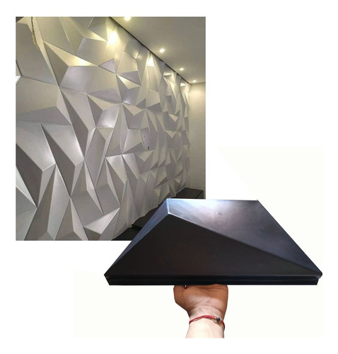 Molde Pryta Grande 45 Cms Decorativo Yeso Cemento Panel 3d