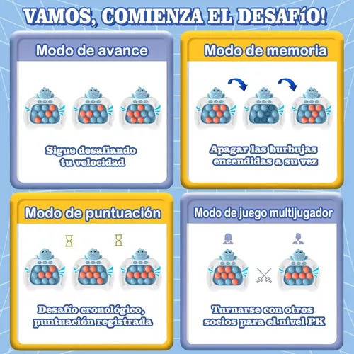 Mox Controlador Electrónico Whack Mole Game Fidget, Color