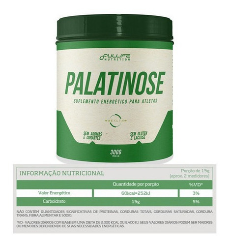 Palatinose 300g Natural  - Fullife