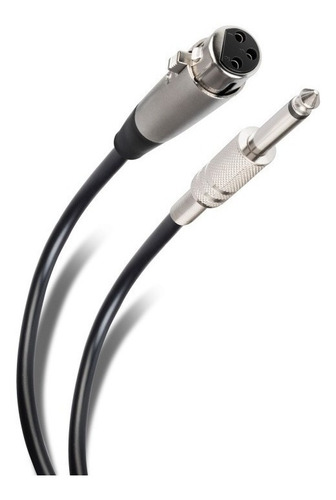 Cable Micrófono Jack Cannon A Plug 6.3mm Monoaural 6m Steren